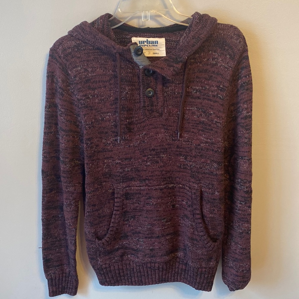 Urban pipeline button up hoodie
